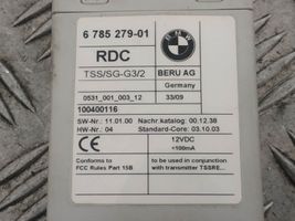 BMW X6 E71 Rengaspaineen valvontayksikkö 6785279