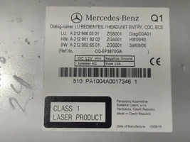 Mercedes-Benz E A207 Radio/CD/DVD/GPS-pääyksikkö A2129060301