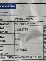 Volvo C30 Dash center air vent grill 39888287