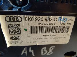 Audi A4 S4 B8 8K Compteur de vitesse tableau de bord 503002561201