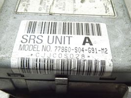Honda Civic Sterownik / Moduł Airbag 77960S04G91M2