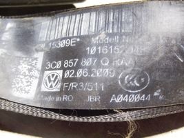 Volkswagen PASSAT B7 Ceinture de sécurité arrière centrale (siège) 3C0857807Q