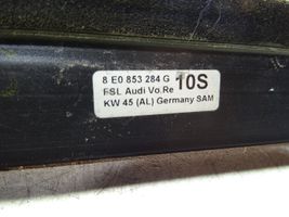 Audi A4 S4 B7 8E 8H Rivestimento modanatura del vetro della portiera anteriore 8E0853284G