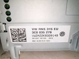 Volkswagen Touran II Unidad delantera de radio/CD/DVD/GPS 3C0035279