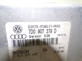 Volkswagen Multivan T4 ESP (stabilitātes sistēmas) vadības bloks 7D0907379D