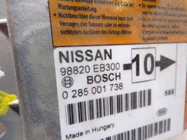 Nissan Pathfinder R51 Centralina/modulo airbag 0285001738