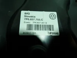 Volkswagen Touareg II Mécanisme de lève-vitre avant sans moteur 7P6837755C