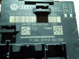 Audi A6 S6 C6 4F Durų elektronikos valdymo blokas 4F0959795M