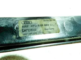 Audi A6 S6 C6 4F Aizmugurē elektriskais loga pacelšanas mehānisms bez motoriņa 4F0839462B