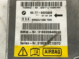 BMW 5 E39 Airbag control unit/module 6920848