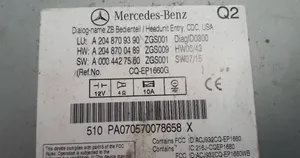 Mercedes-Benz C W204 Unité de navigation Lecteur CD / DVD A2048709390