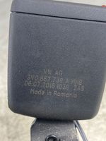 Volkswagen PASSAT B8 Klamra środkowego pasa bezpieczeństwa fotela tylnego 3V0857739A