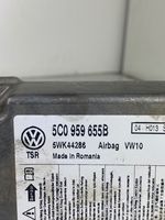 Skoda Yeti (5L) Sterownik / Moduł Airbag 5C0959655B