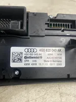 Audi A6 S6 C7 4G Centralina del climatizzatore 4G0820043AK