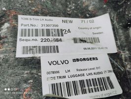 Volvo S80 Tavaratilan/takakontin alempi sivuverhoilu 31307350