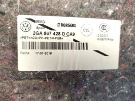 Volkswagen T-Roc Apatinis, bagažinės šono, apdailos skydas 2GA867428D