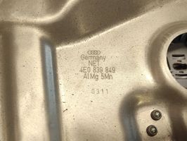 Audi A8 S8 D3 4E Mechanizm podnoszenia szyby tylnej bez silnika 4E0839849