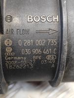 Volkswagen Golf VI Mass air flow meter 03G906461C