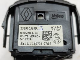 Renault Trafic III (X82) Headlight level height control switch 251900567R