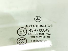 Mercedes-Benz B W246 W242 Pagrindinis priekinių durų stiklas (keturdurio) 43R00049