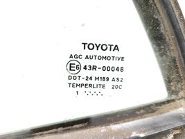 Toyota Auris 150 Szyba karoseryjna drzwi tylnych 43R00048