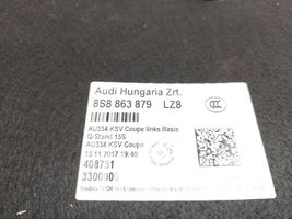 Audi TT TTS RS Mk3 8S Tavaratilan/takakontin alempi sivuverhoilu 8S8863879