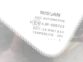Nissan Qashqai Finestrino/vetro retro 43R006723
