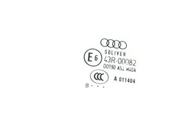 Audi A4 S4 B8 8K Vitre de fenêtre porte arrière 43R00082