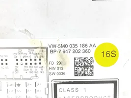 Volkswagen Polo V 6R Panel / Radioodtwarzacz CD/DVD/GPS 5M0035186AA