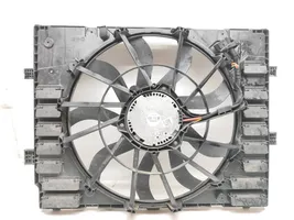 Volkswagen Touareg II Radiator cooling fan shroud 7P0121203E