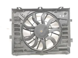 Volkswagen Touareg II Radiator cooling fan shroud 7P0121203E