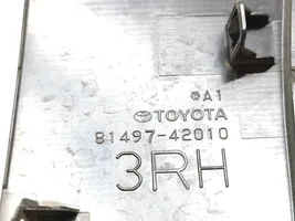 Toyota RAV 4 (XA50) Moulure de garniture de feu arrière / postérieur 8149742010