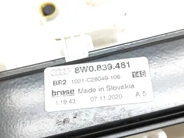 Audi A4 S4 B9 8W Mechanizm podnoszenia szyby tylnej bez silnika 8W0839461