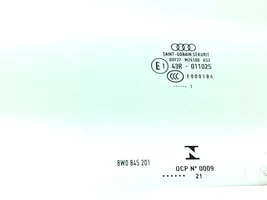 Audi A4 S4 B9 8W Etuoven ikkunalasi, neliovinen malli 8W0845201