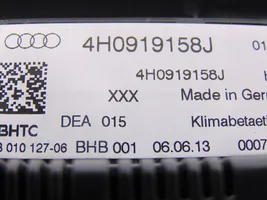 Audi A8 S8 D4 4H Unité de contrôle climatique 4H0919158J