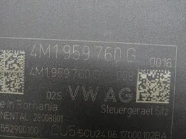 Audi Q7 4M Modulo di controllo sedile 4M1959760G