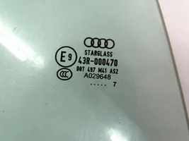 Audi TT TTS Mk2 Etuoven ikkunalasi, neliovinen malli SZYBA