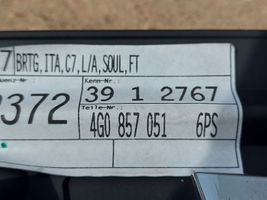 Audi A6 S6 C7 4G Paneļa dekoratīvās apdares vairogs (centrālais) 4G0857051