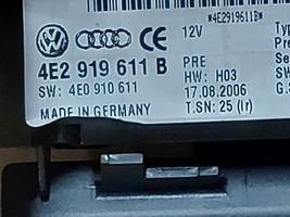 Audi A8 S8 D3 4E Multimedian ohjauslaite 4E2919611B