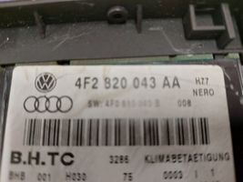 Audi A6 S6 C6 4F Centralina del climatizzatore 4F2820043AA