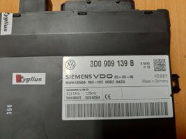 Volkswagen Touareg I Module de contrôle sans clé Go 3D0909139B