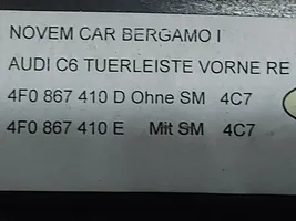 Audi A6 S6 C6 4F Priekinė apdailos juosta 4F0867410D