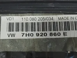 Volkswagen Transporter - Caravelle T5 Komputer / Sterownik ECU i komplet kluczy 7H0920860E