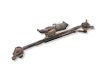 Front wiper linkage and motor 981102B000