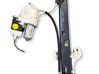 Rear door window regulator with motor H06S0216