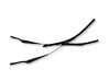 Front wiper blade arm 