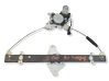 Rear door window regulator with motor 96672885