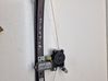 Rear door window regulator with motor 119970XXX