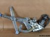 Rear door window regulator with motor 