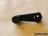 Rear door window winding handle 